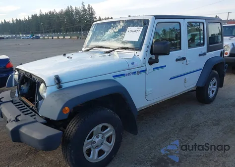 2013 Jeep Wrangler Unlimited Sport Rhd из США, поврежденный, VIN 1C4BJWKG2DL707446